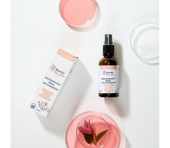 Kvitok Deodorant ve spreji se stříbrem Barrier Booster 50ml přírodní