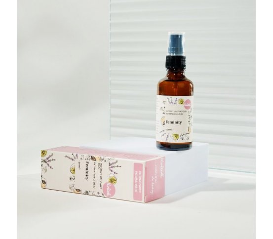 Kvitok Intimní mycí olej – Feminity 50ml bio přírodní