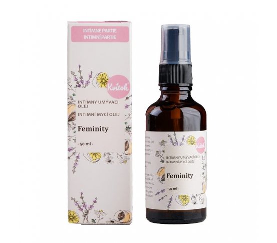 Kvitok Intimní mycí olej – Feminity 50ml