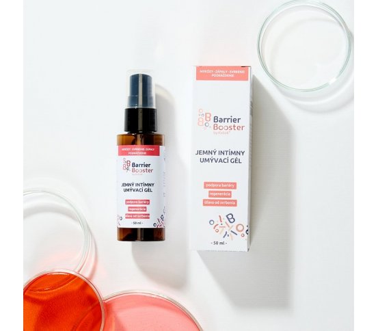 Kvitok Jemný intimní mycí gel Barrier Booster 50ml eco bio