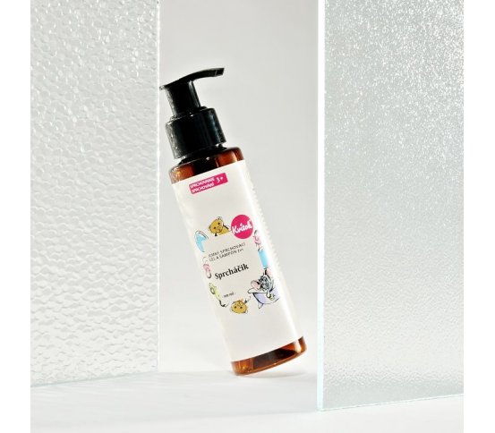 Kvitok Jemný sprchový gel a šampon 2v1 - Sprcháček 100ml greenstore.cz