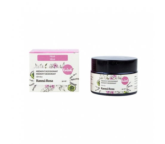 Kvitok Krémový deodorant - Ranní rosa 30ml slevy a akce