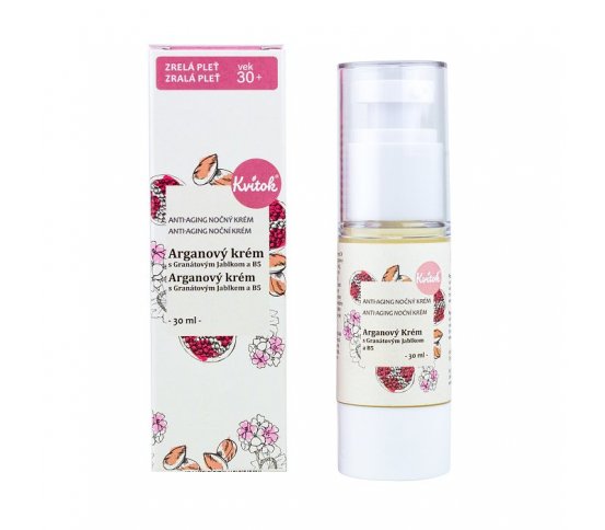 Kvitok Noční arganový Krém pro zralou pleť (30) 30ml