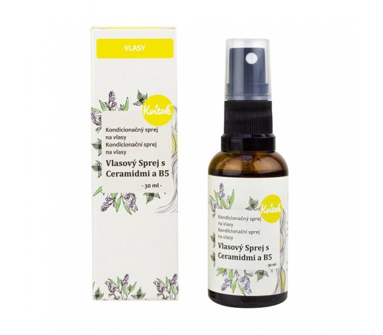 Kvitok Ochranný sprej na rozčesávání a ochranu vlasů 30ml