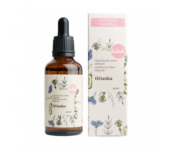 Kvitok Osvěžující obklad na oči Očianka 50ml