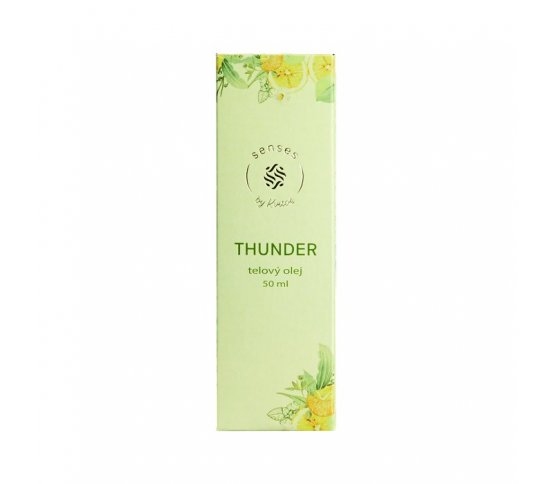 Kvitok Senses Vyživující tělový olej Thunder 50ml