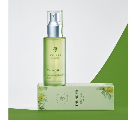 Kvitok Senses Vyživující tělový olej Thunder 50ml