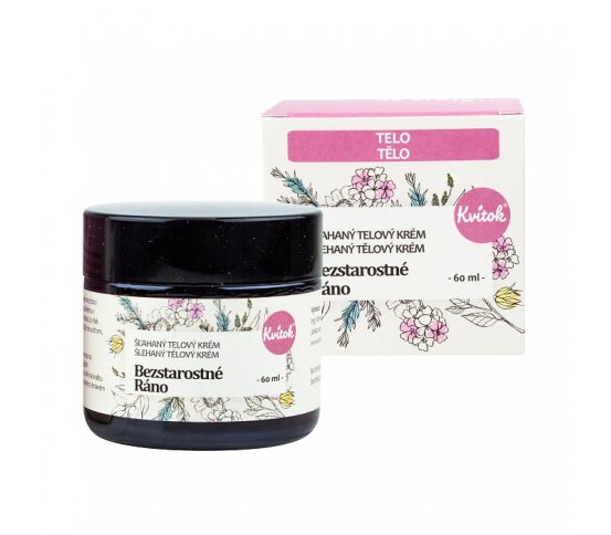 Kvitok Šlehaný tělový krém - Bezstarostné ráno 60ml