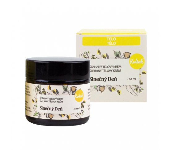 Kvitok Šlehaný tělový krém - Slunečný den 60ml