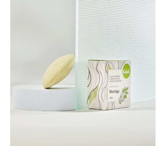 Kvitok Tuhý šampon s kondicionérem Moringa 50g greenstore.cz