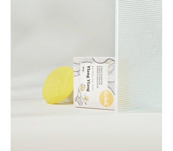 Kvitok Tuhý šampon s kondicionérem Ylang Ylang 50g greenstore.cz