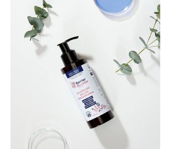Kvitok Zvláčňující olej do sprchy a koupele Barrier Booster 150ml eco akce