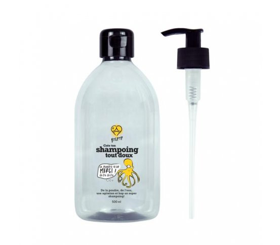 Láhev na mýdlo a šampon z recyklovaného plastu 500ml Step One