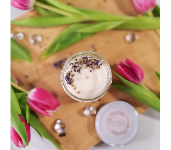 Ekologická svíčka z kokosového vosku