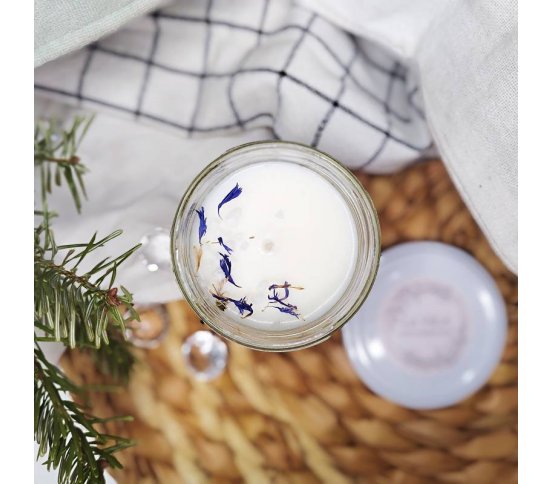 Ekologická svíčka ve skle vyrobená v Česku