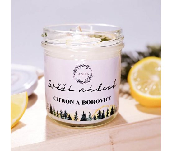 LaVela Sójovo-kokosová svíčka Svěží nádech 130ml