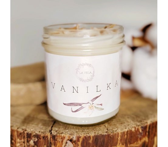 LaVela Sójovo-kokosová svíčka Vanilka 130ml