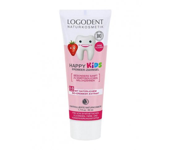 Dětská zubní pasta Jahoda 50ml Logona