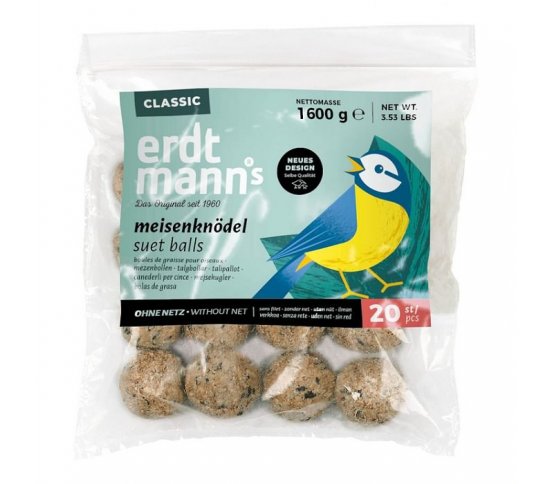 Lojové koule bez sítěk - 20ks Erdtmann