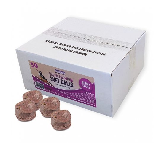 Lojové koule bez sítěk s bobulemi Suet To Go 50ks zelená domácnost com