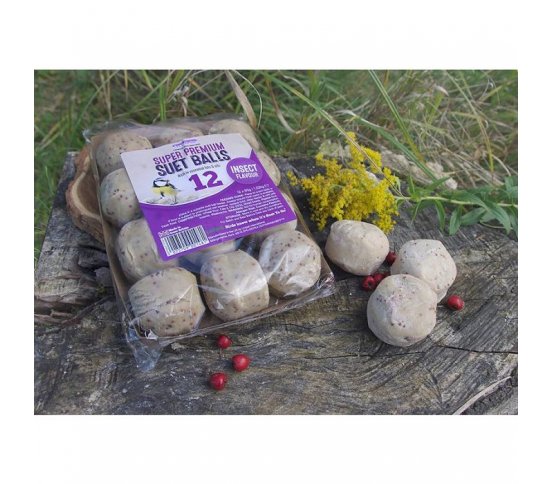 Lojové koule bez sítěk s hmyzem Suet To Go 12ks 1