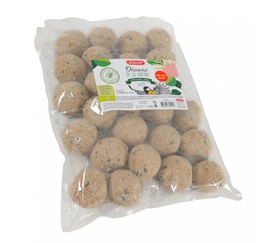 Lojové koule bez síťky se semínky - 25ks Zolux