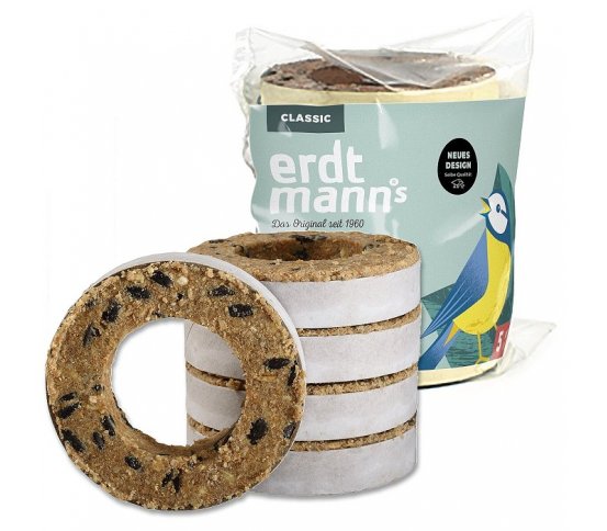 Lojové kroužky pro ptáky 5ks 400g Erdtmanns