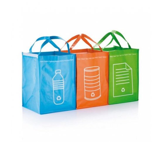 Loooqs 3 dílná sada na recyklovaný odpad