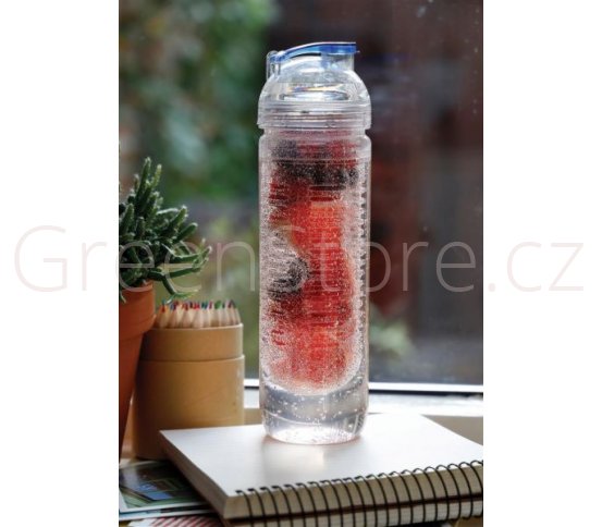 Loooqs Láhev s košíkem na ovoce