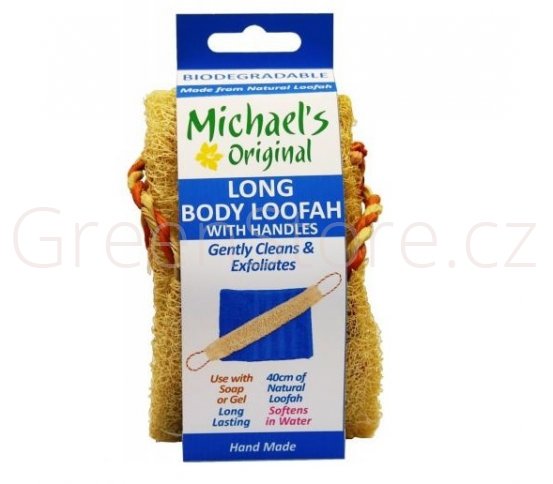 Přírodní tělová luffa/houba dlouhá - Michael's Orig.