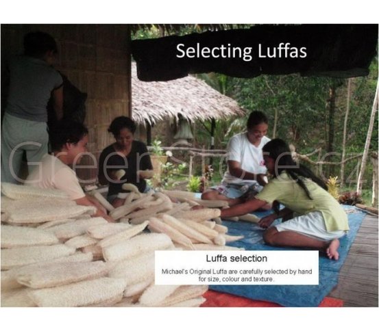 Přírodní tělová luffa/houba dlouhá - Michael's Orig.