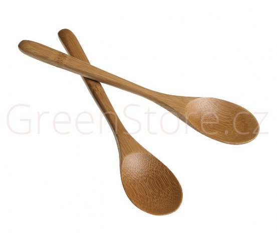 Bambusová lžička 9cm hnědá