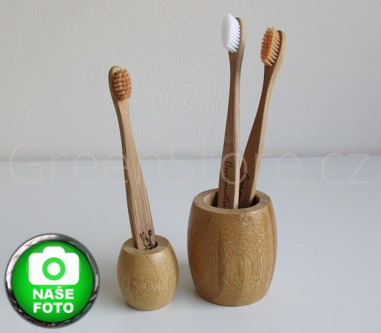 Curanatura Bambusové stojánky na kartáčky