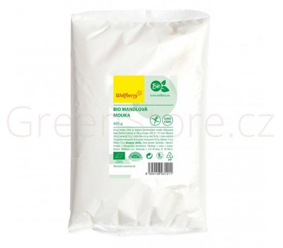 Mandlová mouka v BIO kvalitě 400g Wolfberry