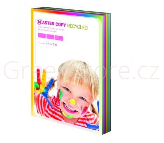 Master copy ECO Recycled A4, 100 listů, mix barev