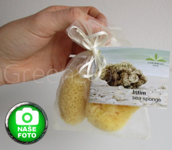 Menstruační mořské houby pro intimní hygienu Carribean Sun