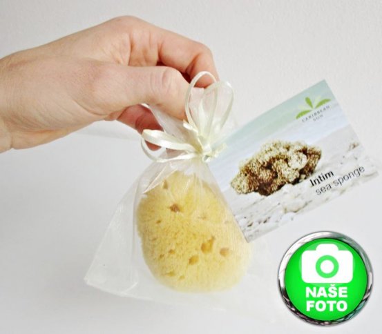 Menstruační mořská houba Intim 5-6cm - pro ženy Caribbean Sun 2