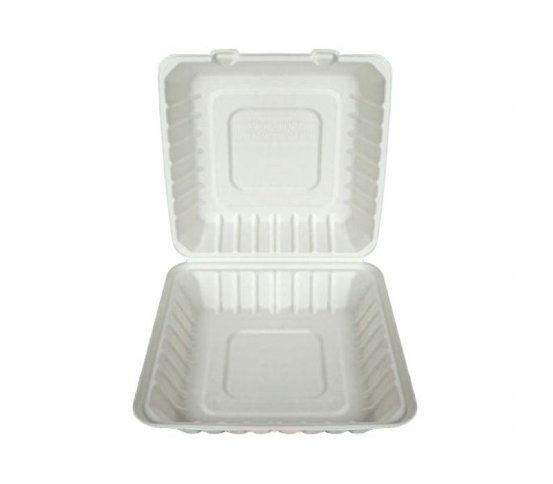 Menu box 1-dílný 2000ml - 23x22x8cm (100ks) BIO GreenWare 2