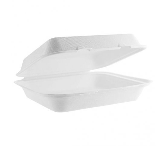 Menu box 1 sekce 1500ml - 23x20cm z cukrové třtiny (50ks)