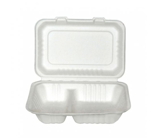 Menu box 2-dílný 1000ml - 25x16cm (50ks) BIO GreenWare