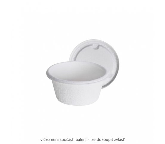Miska na dip 60ml 6,2cm (100ks) z cukrové třtiny Love Nature 2