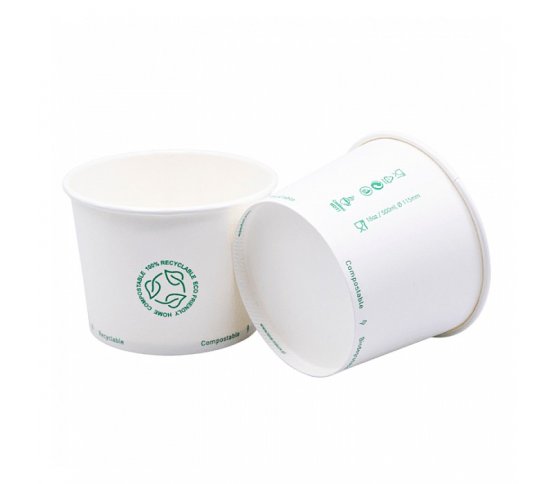 Miska na polévku bez plastů 500ml 115mm (50ks) Love Nature 2