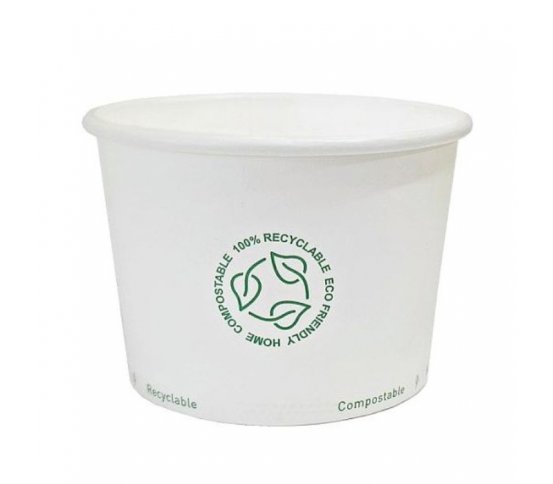 Miska na polévku bez plastů 500ml 115mm (50ks) Love Nature