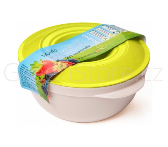 Bioplastová miska s víkem 1l Biodora