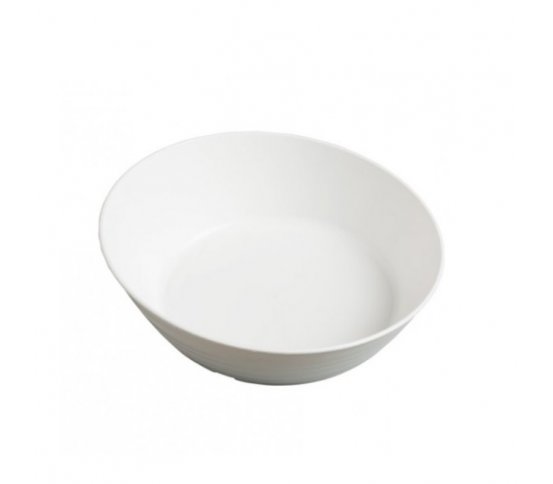 Miska BIO velká zkosená - bílá Biodora