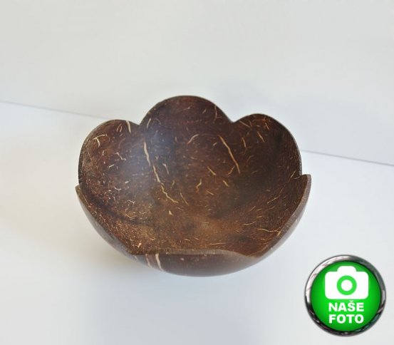 Miska z kokosu s podstavou - květina 250ml Artemis