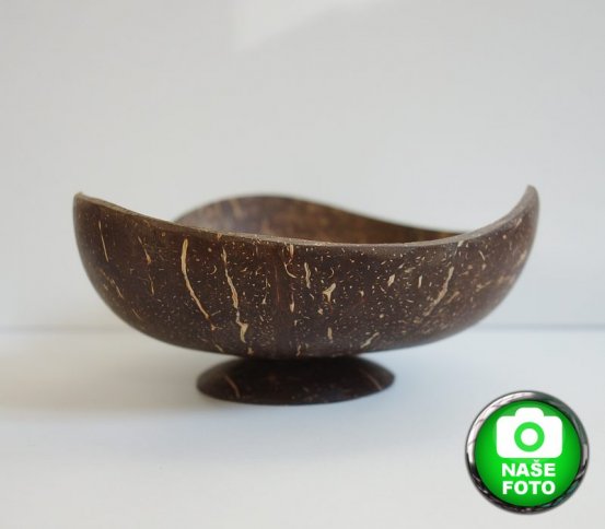 Miska z kokosu s podstavou - srdce 200ml Artemis