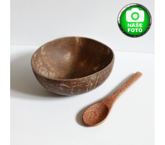 Přírodní kokosová miska se lžící Artemis 1