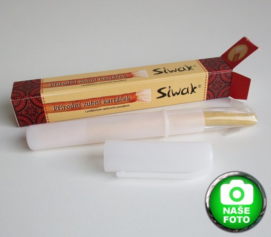 Přírodní zubní kartáček siwak hřebíčková příchut