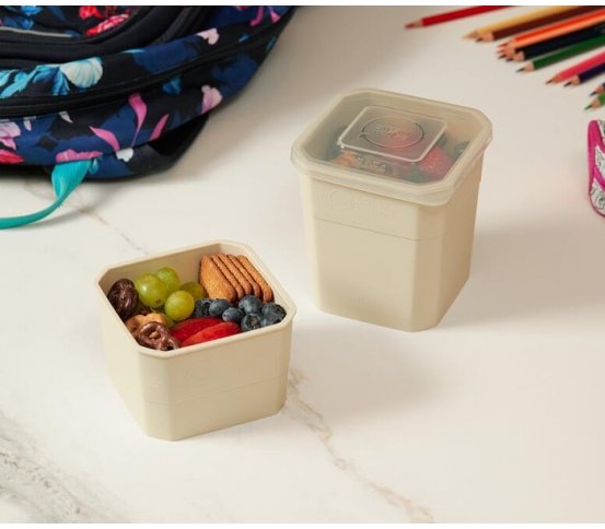 česká výroba Miwa Chytrá krabička 350ml - světle šedá